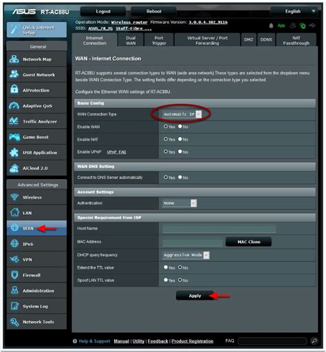 Asus Router Settings Stuff Fibre