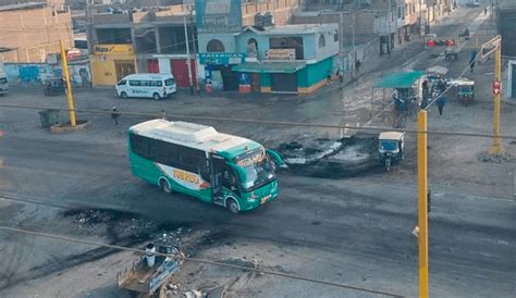 Panamericana Norte Fue Liberada A La Altura De Chao La Libertad Tras Manifestaciones Por