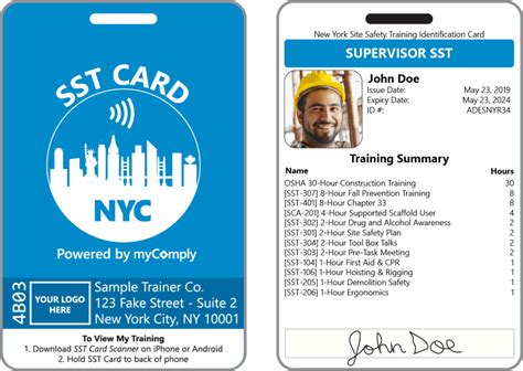 Buy Sst Card Buy Cards From Dob Approved Safety Trainers Today