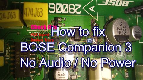 How I Fix BOSE Companion 3 No Audio YouTube