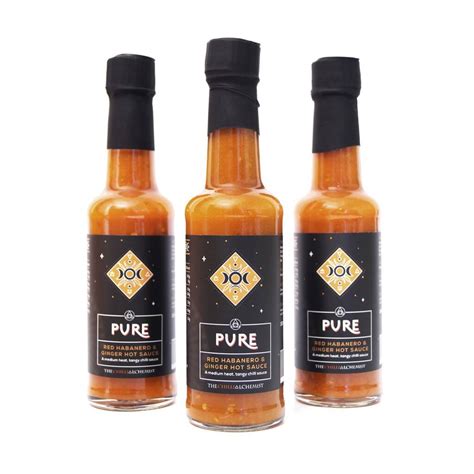 Chilli Alchemist Pure Habanero And Ginger Hot Sauce By Grim Reaper Foods