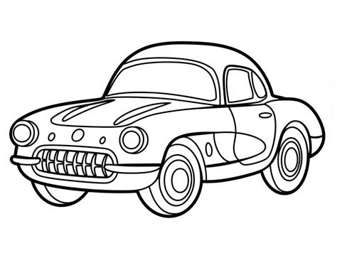 Corvette For Children Coloring Page Download Print Or Color Online