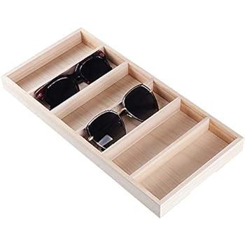 Buondac Bo Tes Lunettes Compartiments En Bois Pr Sentoir