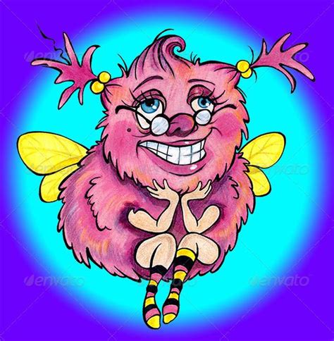 Fluffy Character Illustration Illustration Art Fluffy