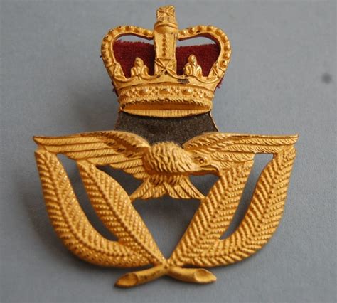 Raf Warrant Officer S Cap Badge Elliott Military