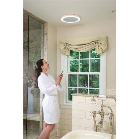 Homewerks Bt Cfm Ceiling Mount Bathroom Exhaust Fan With