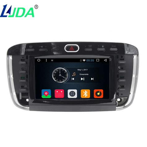 Ljda Din Auto Radio Android Car Dvd Stereo For Fiat Punto Abarth