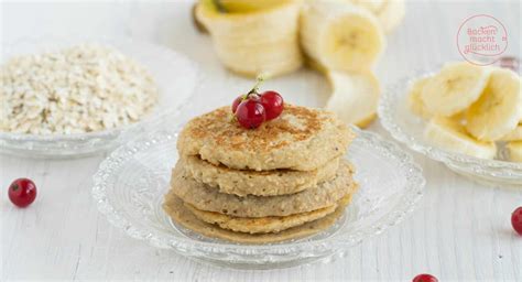 Gesunde Pancakes aus 3 Zutaten Backen macht glücklich