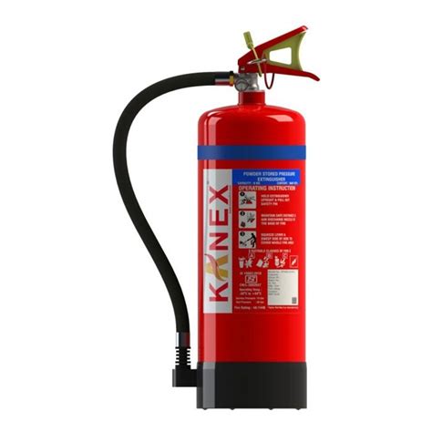 Kanex Mono Ammonium Phosphate 6 Kg Abc Fire Extinguisher Map 90 Based