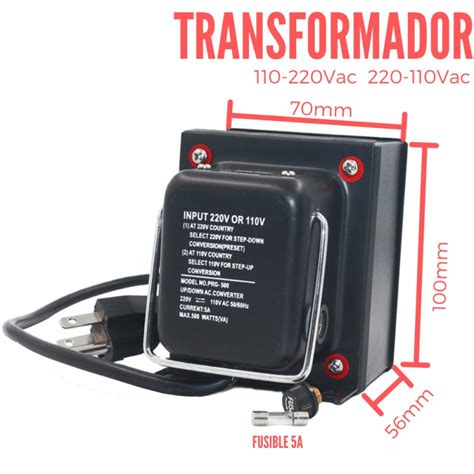 Transformador Elevador Y Reductor De Vac Y Vac W