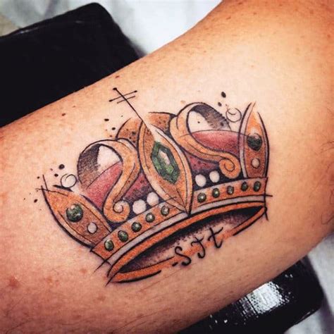 100 Crown Tattoos For Men Kingly Design Ideas