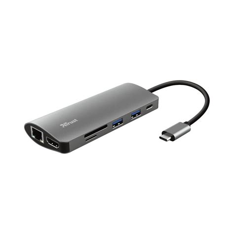 Adaptador Trust Usb C Multiportas Em Em Alum Nio