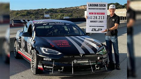 El Tesla Model S Plaid rompe récord en Laguna Seca