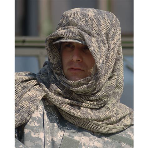 Tactical Scrim Net Military Scarf Combat Face Veil Bw Army Sorgo Flecktarn Camo Ebay