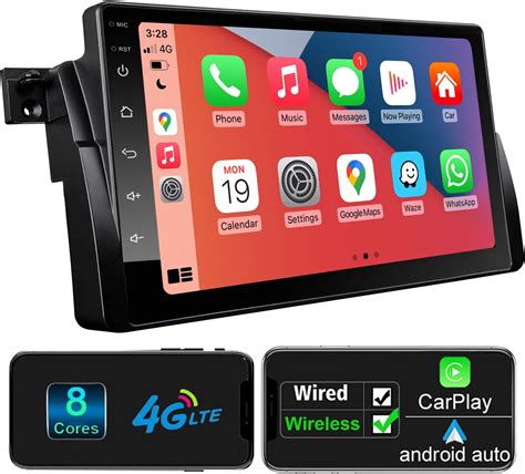 Awesafe Android Autoradio F R Bmw E Din Radio Mit