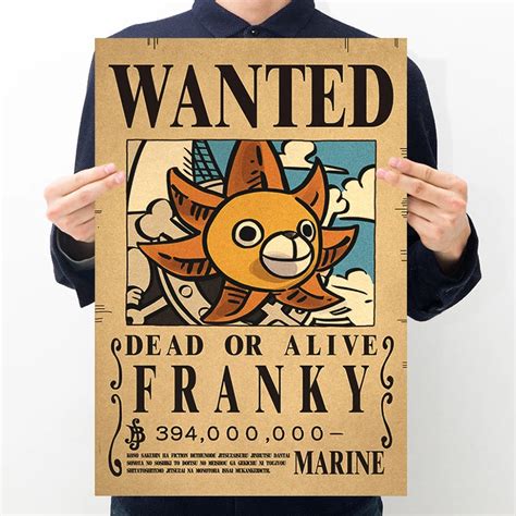 Anime One Piece New Straw Hat Pirates Wanted Posters One Piece Plush