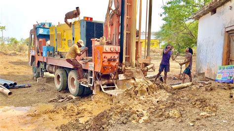 Borewell Drilling 2 Hp Water In 120 Feet Depth Boring Inside House