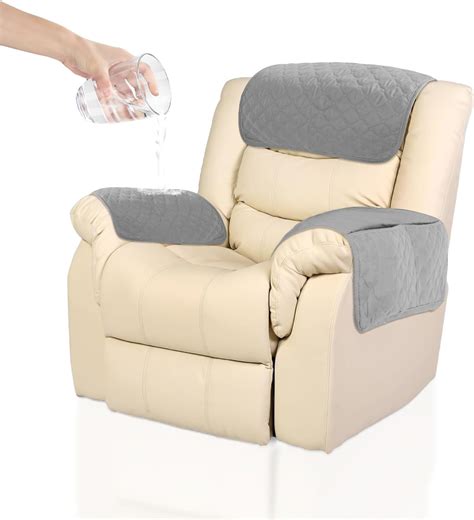 Kaket Armrest Cover Headrest Cover For Recliner Sofa 3pcs Waterproof