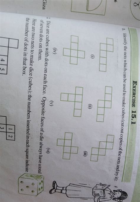 Dice Are Cubes With Dots On Each Face Opposite Faces Of A Die Always Hav