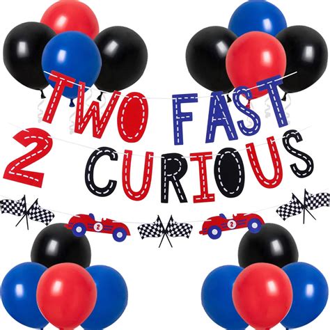 Homezzo Fast Curious Birthday Decorations Two India Ubuy