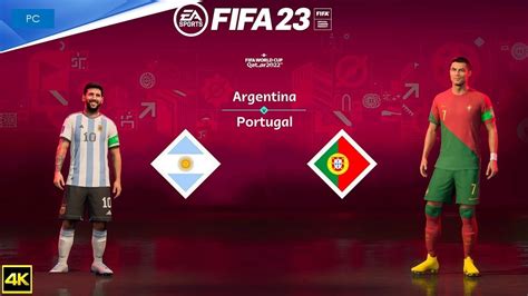 Fifa 23 Argentina Vs Portugal Fifa World Cup 2022 Episode 2 Youtube