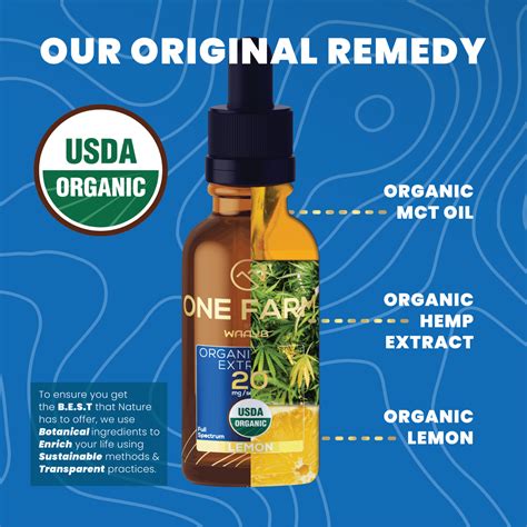 Usda Organic Cbd Oil One Farm The Original Remedy