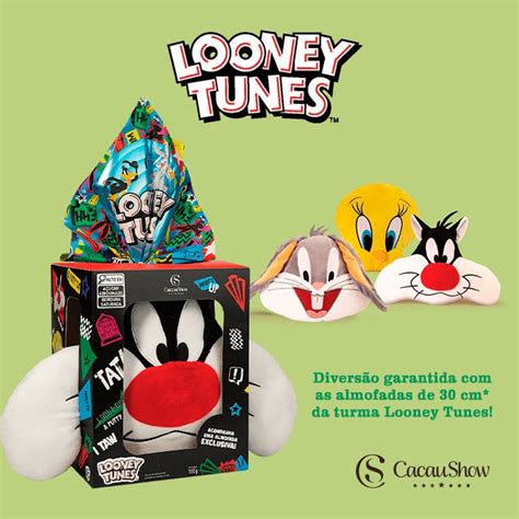 Looney Tunes volta para os Ovos de Páscoa da Cacau Show GKPB Geek