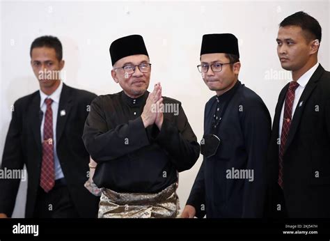 Malaysias Newly Appointed Prime Minister Anwar Ibrahim L Arrives At