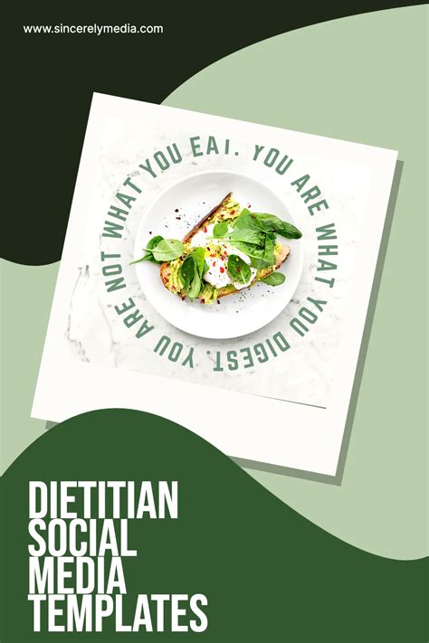 18 Dietitian Social Media Templates Instagram Template Design Social