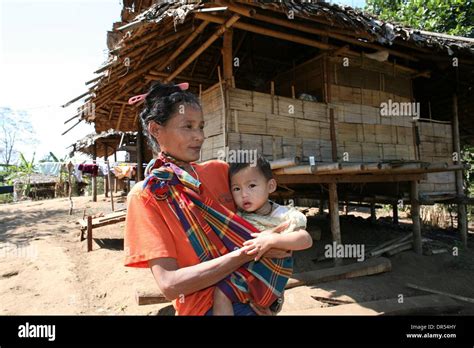 Mae Hong Son Village Northern Thailand Stock Photo Alamy