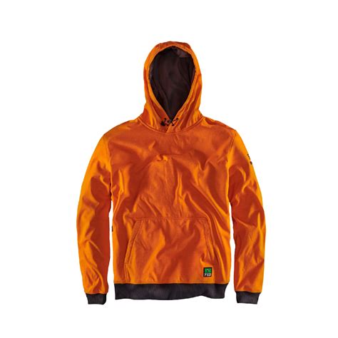 Fxd Mens Wf 1 Work Fleece Hoodie Orange Totally Workwear