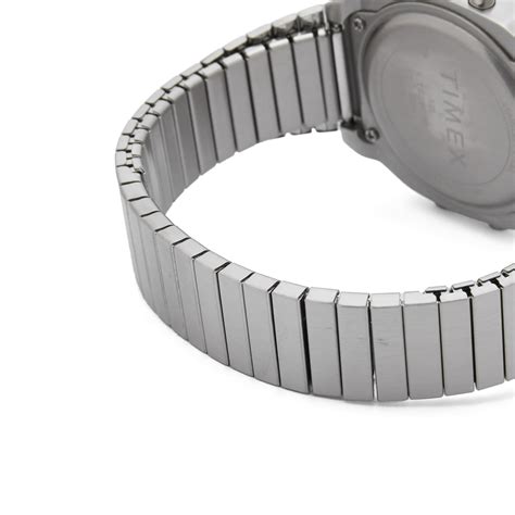 Timex T80 Digital Steel Expansion Band 36mm Watch Steel | END.