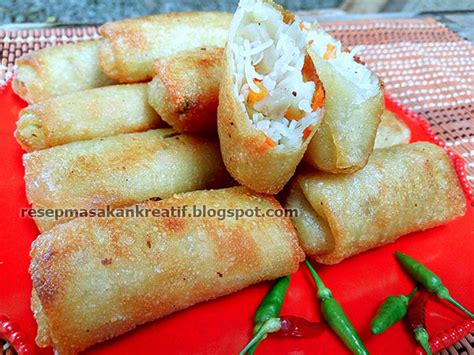 Resep Lumpia Goreng Isi Bihun Sayur Kulit Renyah Aneka Resep Masakan