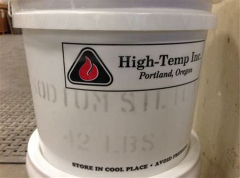 Sodium Silicate Type N Grade 40% Solution | High Temp Inc.