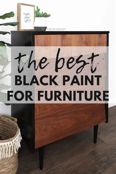 The Best Black Furniture Paint