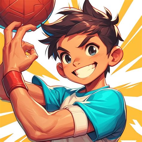 Un niño de El Cairo juega al balonmano al estilo de los dibujos