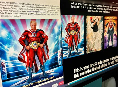 Trump hawks superhero trading cards as campaign lags - The Japan Times