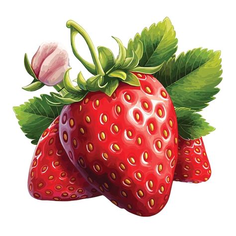 Premium Vector Strawberry Vector Art