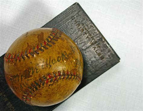 Sold Price Babe Ruth Connie Mack Signed Baseball In Special