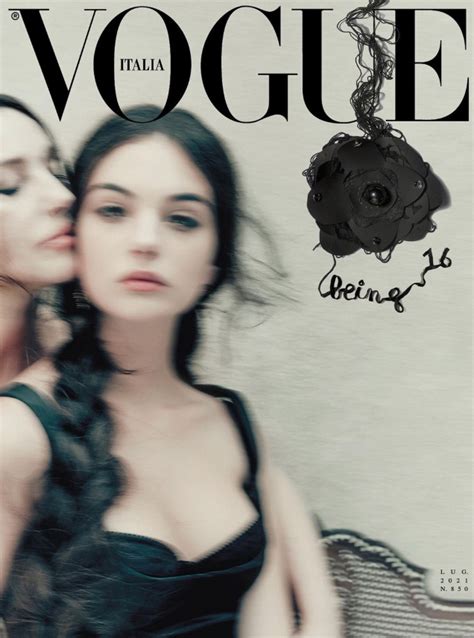 Vogue Italia July 2021 Monica Bellucci Deva Cassel Thefashionspot