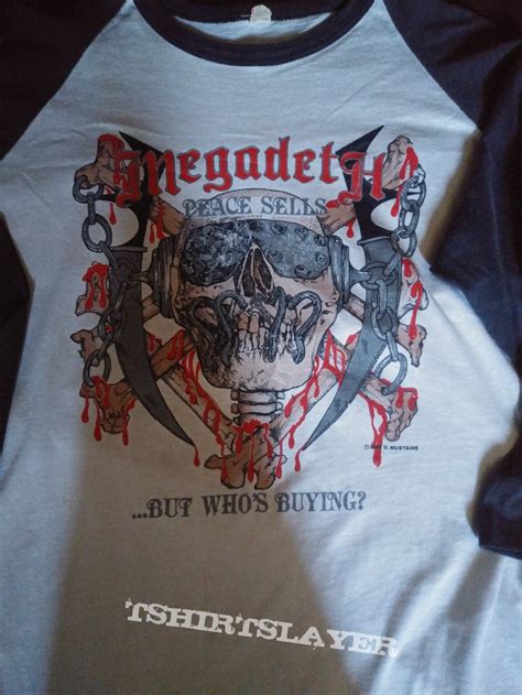 Megadeth Peace Sells But Who S Buying 1986 TShirtSlayer TShirt And