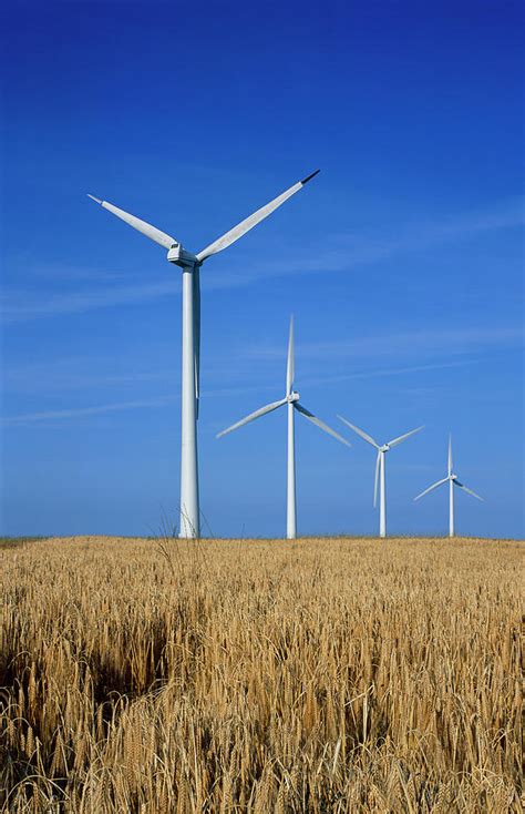 Wind Turbines Photograph By Alex Bartel Science Photo Library Fine