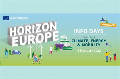 SAVE THE DATE Cluster 5 Climate Energy Mobility Horizon Europe