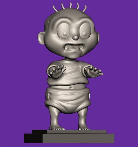 Archivo Stl Tommy Rugrats 🌆 ・modelo Para Descargar Y Imprimir En 3d・cults