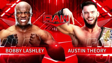 Bobby Lashley Vs Austin Theory Full Match Part 2 2 YouTube