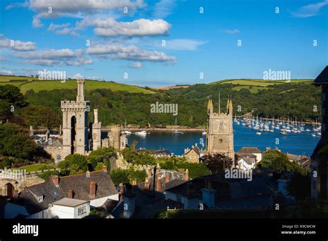 Fowey; Cornwall; UK Stock Photo - Alamy