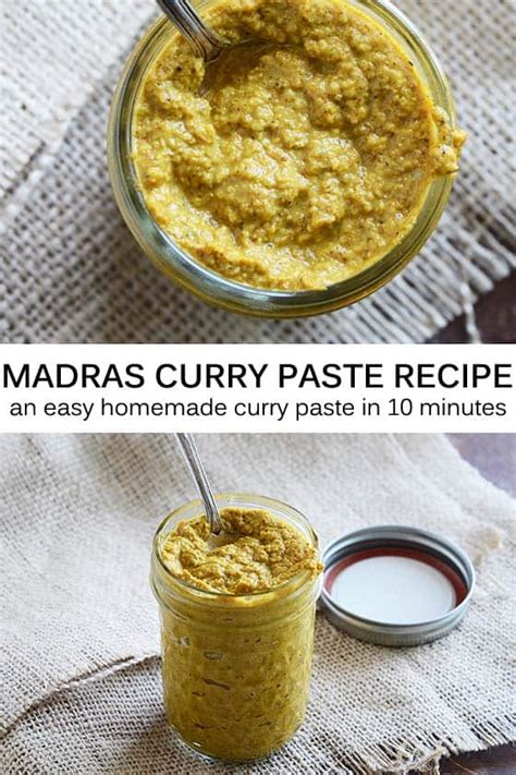 Homemade Madras Curry Paste Recipe - An Edible Mosaic™