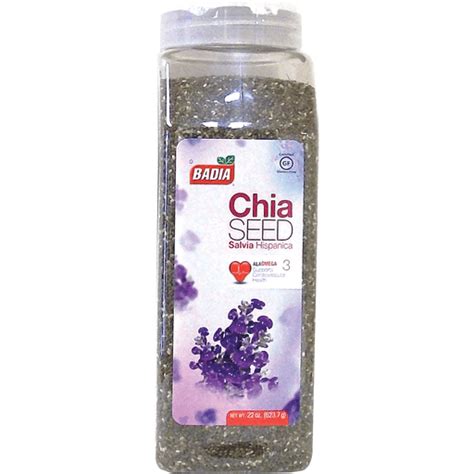 Badia Spices Seeds Chia Case Of 4 22 Oz Nuts Seeds And Mixes