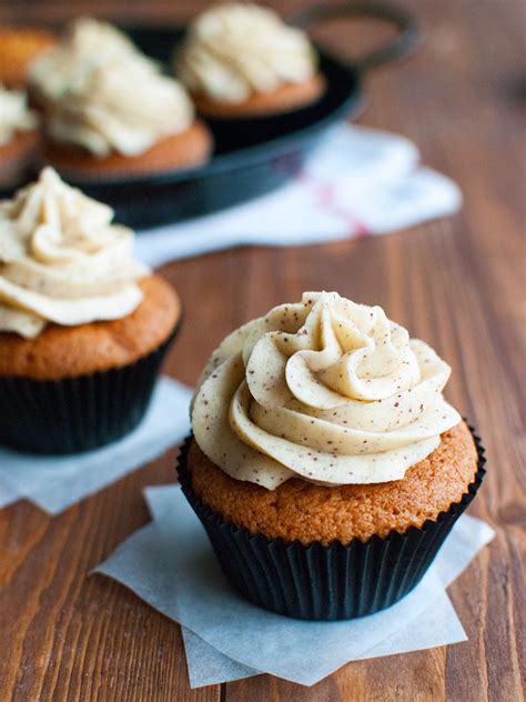 Brown Butter Cupcakes with Brown Butter Buttercream - The Tough Cookie