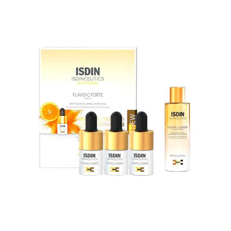 Isdinceutics Pack Flavo C Forte Serum Mini Essential Cleansing